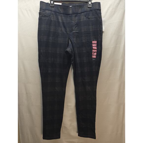 Nine West Pants - Nine West Ponte Heidi Pants Size 14 Womens Plaid